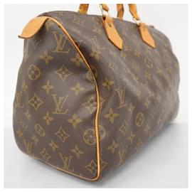 Louis Vuitton-Louis Vuitton Monogram Speedy 30 Handbag-Brown
