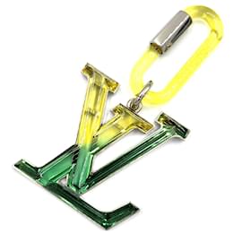Louis Vuitton-Louis Vuitton Green Yellow Keyring-Green,Yellow