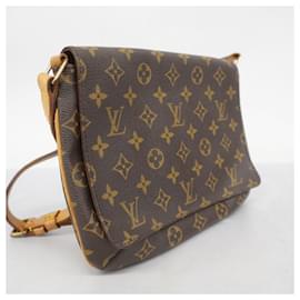 Louis Vuitton-Louis Vuitton Monogram Musette Tango Shoulder Bag-Brown