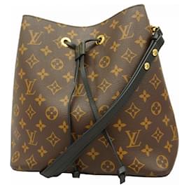 Louis Vuitton-Louis Vuitton Monogram NeoNoe Shoulder Bag-Brown,Black