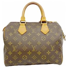Louis Vuitton-Louis Vuitton Monogram Speedy 25 Handbag-Brown