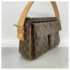 Louis Vuitton-Louis Vuitton Monogram Vivacite GM Shoulder Bag-Brown