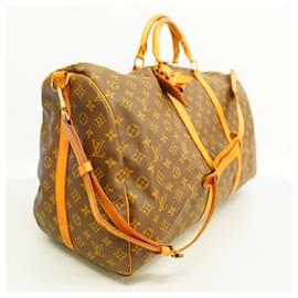 Louis Vuitton-Louis Vuitton Boston Bag Monogram Keepall Bandouliere 60-Brown