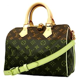 Louis Vuitton-Louis Vuitton Monogram Speedy Bandouliere 25 Handbag-Brown