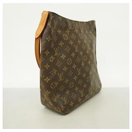 Louis Vuitton-Louis Vuitton Monogram Looping GM Shoulder Bag-Brown