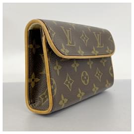 Louis Vuitton-Louis Vuitton Monogram Pochette Florentine Waist Bag-Brown
