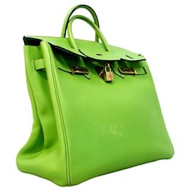 Hermès-Hermes Birkin 30 Handbag in Apple Green-Green