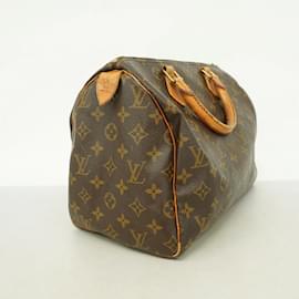 Louis Vuitton-Louis Vuitton Monogram Speedy 30 Handbag-Brown