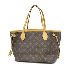Louis Vuitton-Louis Vuitton Monogram Neverfull PM Tote Bag-Brown