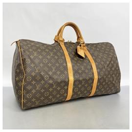 Louis Vuitton-Louis Vuitton Monogram Keepall 60 Boston Bag-Brown