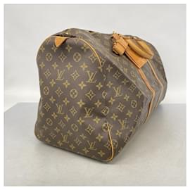 Louis Vuitton-Louis Vuitton Monogram Keepall 55 Boston Bag-Brown