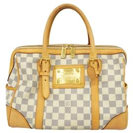 Louis Vuitton-Louis Vuitton Damier Azur Berkeley Handbag-White