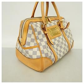 Louis Vuitton-Louis Vuitton Damier Azur Berkeley Handbag-White