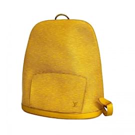 Louis Vuitton-Louis Vuitton Epi Cobran Backpack-Yellow