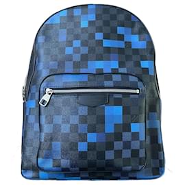 Louis Vuitton-Josh Backpack Limited Edition ( Pixel ) blue-Blue