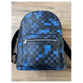Louis Vuitton-Josh Backpack Limited Edition ( Pixel ) blue-Blue