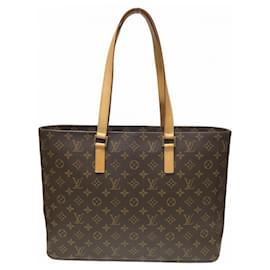 Louis Vuitton-Louis Vuitton Monogram Luco Tote Bag-Brown,Monogram