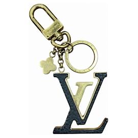 Louis Vuitton-Louis Vuitton Porte-Clés LV Capucines Bag Charm Key Holder-Black,Golden