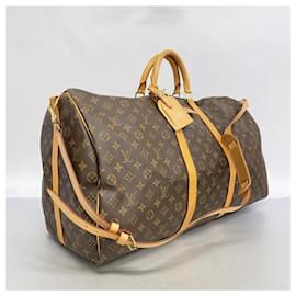 Louis Vuitton-Louis Vuitton Boston Bag Monogram Keepall Bandouliere 60-Brown