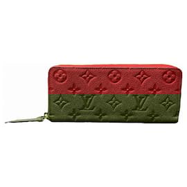 Louis Vuitton-Louis Vuitton Monogram Empreinte Coin Purse-Red,Other