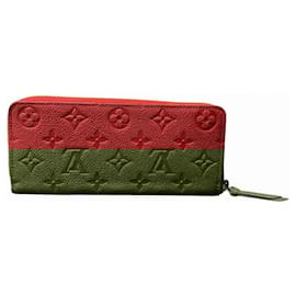 Louis Vuitton-Louis Vuitton Monogram Empreinte Coin Purse-Red,Other