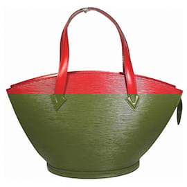 Louis Vuitton-Louis Vuitton Epi Saint Jacques Handbag-Red