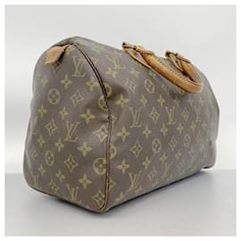 Louis Vuitton-Louis Vuitton Monogram Speedy 30 Handbag-Brown