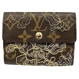 Louis Vuitton-Louis Vuitton Monogram Dentelle Bi-fold Wallet-Brown,Multiple colors,Monogram