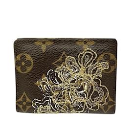 Louis Vuitton-Louis Vuitton Monogram Dentelle Bi-fold Wallet-Brown,Multiple colors,Monogram