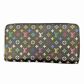 Louis Vuitton-Louis Vuitton Monogram Multicolor Zippy Wallet-Black,Multiple colors,Monogram