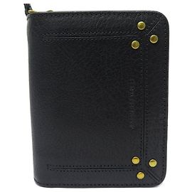 NEW JEROME DREYFUSS ANDRE WALLET 3664884104291 IN BLACK LEATHER Black