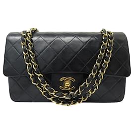 Chanel-VINTAGE CHANEL TIMELESS CLASSIC PM QUILTED BLACK HAND BAG-Black