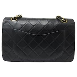 Chanel-VINTAGE CHANEL TIMELESS CLASSIC PM QUILTED BLACK HAND BAG-Black