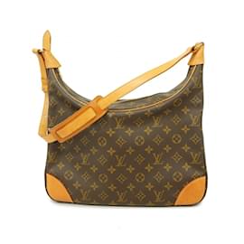 Louis Vuitton-Louis Vuitton Monogram Boulogne 35 Shoulder Bag-Brown