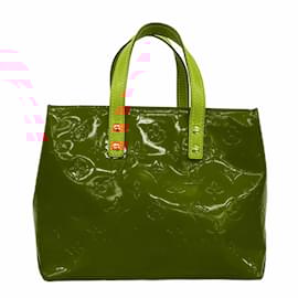 Louis Vuitton-Louis Vuitton Handbag Vernis Reed PM M91088 Rouge-Red