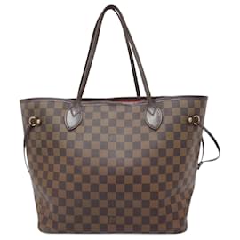 Louis Vuitton-Louis Vuitton Damier Neverfull MM Tote Bag-Damier ebene