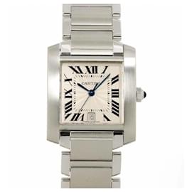 Cartier-Cartier Tank Francaise LM W51002Q3 Men's Watch-Other