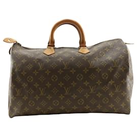 Louis Vuitton-Louis Vuitton Speedy 40 Boston Bag-Brown,Monogram