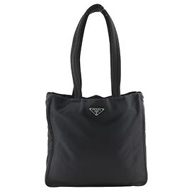 Prada Black Nylon Tote Bag Black