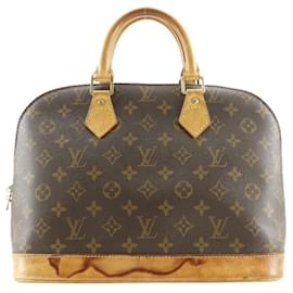 Louis Vuitton-Louis Vuitton Alma PM Handbag-Brown,Monogram