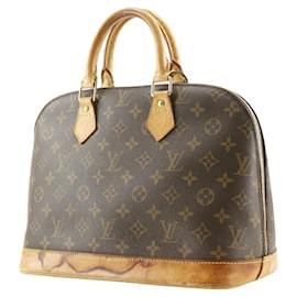 Louis Vuitton-Louis Vuitton Alma PM Handbag-Brown,Monogram