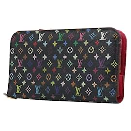 Louis Vuitton-Louis Vuitton Monogram Multicolore Long Wallet-Black,Pink,Red,Multiple colors