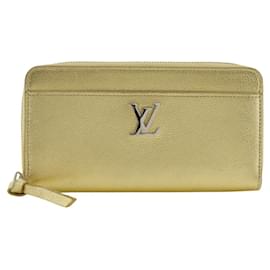 Louis Vuitton-Louis Vuitton Zippy Rock Me Long Wallet-Golden