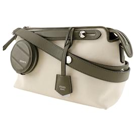 Fendi-Sac à bandoulière moyen Fendi By The Way-Beige,Kaki