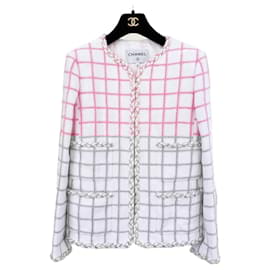 Chanel-New 2023 Monte-Carlo Runway Tweed jacket-White