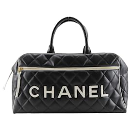 Chanel-Chanel Matelasse Boston Bag-Black