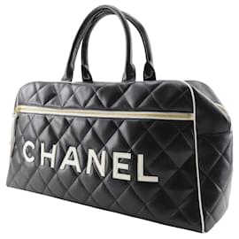Chanel-Chanel Matelasse Boston Bag-Black