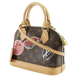 Louis Vuitton-Louis Vuitton Alma BB World Tour Handbag-Brown,Monogram