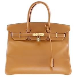 Hermès-Hermes Birkin 35 Handbag-Brown