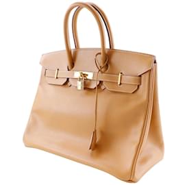 Hermès-Hermes Birkin 35 Handbag-Brown